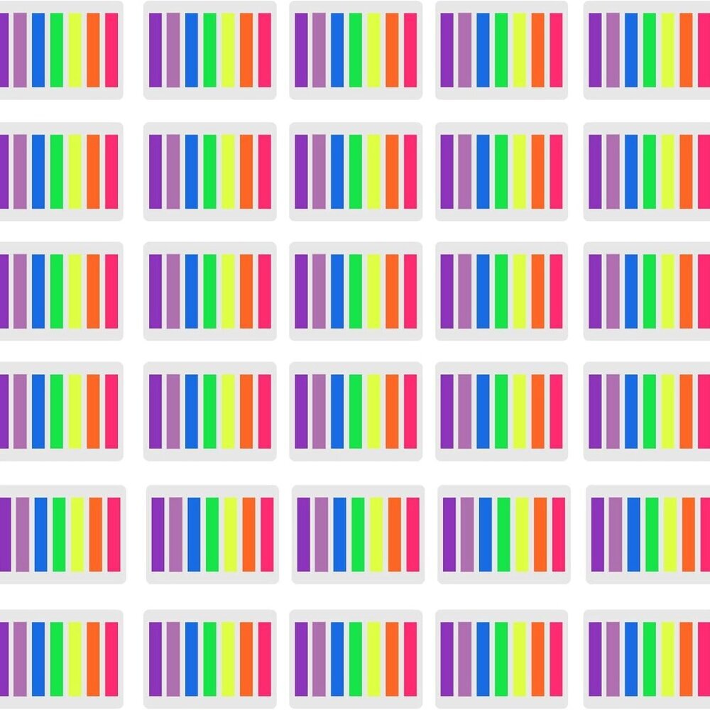 4200 Pieces Flag Tabs Colored Page Markers Sticky Index Tabs Page Flags, 30 Sets